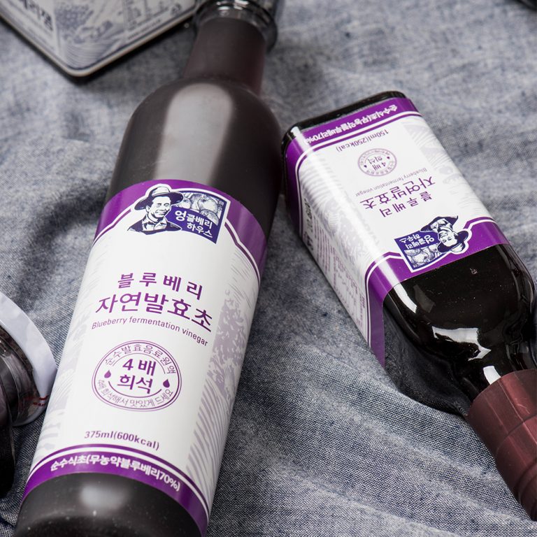 블루베리 자연발효초 375ml - 이미지 3