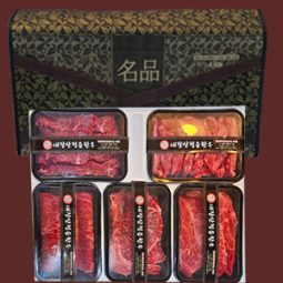 내장산정읍한우 /한우구이용5구세트1+,1++등급 등심,채끝,안심,갈비살,치마살 각각 500g.총2.5kg