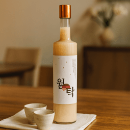 [한국술도가] 프리미엄 전통주 월탁 13.1도 정읍 찹쌀 생막걸리 500ml