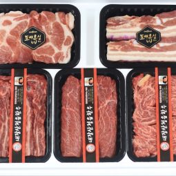 [내장산정읍한우]특2호5구세트1++,1+등급,한돈한우세트(2.7kg) 강추!!!