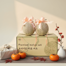 [2025추석] 달콤한 인생 프리미엄 메론세트 2수 (±5kg)