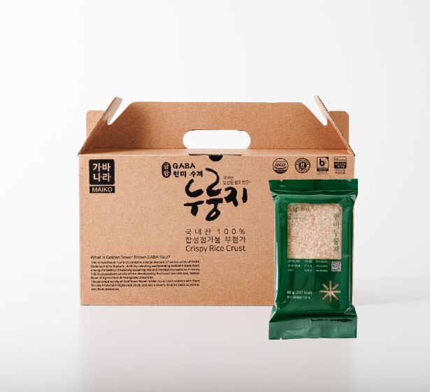 마이코 국내산 현미 수제 누룽지 선물세트60g*15개입 건강간식