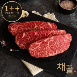 [단풍축산] 프리미엄 1++ 한우 채끝 (구이용 500g,1kg)
