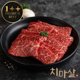 [단풍축산] 프리미엄 1++ 한우 치마살 (구이용 500g,1kg)