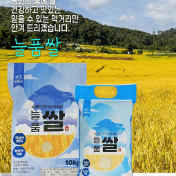 26년 GAP,저탄소 인증 햅쌀4kg(진옥벼)